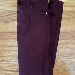 Marciano Maroon skinny jeans